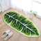 NOTASA Leaf Kids Rug Green Bathroom Runner Rug Small Cute Bath Mat Nursery Boho Area Rug Non Slip Long Carpet for Bedroom Children Room Kitchen Monstera Plant Home Decor 20x47 inch