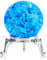 H&D HYALINE & DORA 40 mm großer Kristall-Briefbeschwerer, blaue Glaskugel, Fengshui-Kugel für Zuhause, Hochzeit, Büro, Aquarium-Dekoration