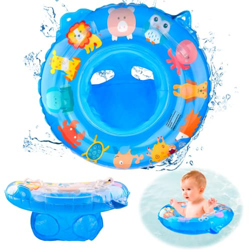 Vibbang Salvagente Neonato, Anello di Nuoto Bambino, Salvagente Gonfiabile per Bambini, Ciambella Gonfiabile Neonato, Piscina Galleggiante Neonato, Salvagente Mutandina Neonato Bambini 1 2 3 Anni