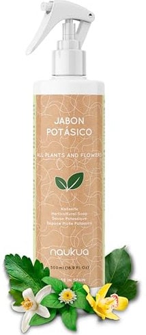 500ml Jabón Potásico Ecológico 100% Natural - Mejora y activa las defensas naturales de las plantas de interior y exterior - Actúa de manera rápida y eficaz