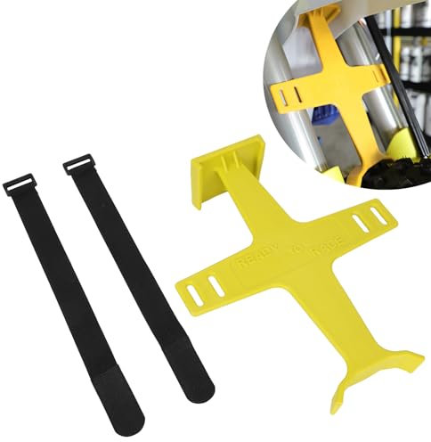 Runfarr Support Fourche Avant Moto,Bloque Fourche Transport Moto,Support Suspension Protection Fourche pour Motocross Supermoto Enduro Pit Bike-Jaune
