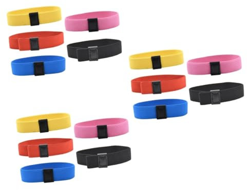 HOMSFOU 15 Stück Lunchbox-Armband Nylon-Uhrenarmband Verstellbare Bänder Nylon-Uhrenarmband Bentigo Elastische Lunchbox-Armbänder Austauschbare Bento-Band Elastische
