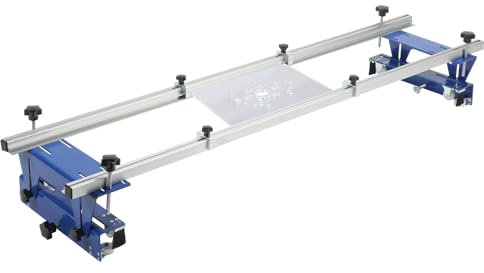 ONECHOI Trineo de enrutador para carpintería para losas, eje XYZ ajustable, plantilla de aplanamiento de losas con perilla ajustable, mil, nivela losas de madera de hasta 40 pulgadas de ancho, ideal
