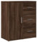 QJBSAVVA Mutfak Dolabı Küchenunterschrank Wohnzimmerschrank Mehrzweckschrank - Sideboard Braun Eiche-Optik 60x31x70 cm Holzwerkstoff für Aufbewahrung des Geschirrs Schlafzimmer Wohnzimmer Outdoor