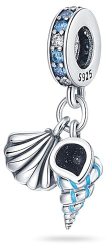 Pandach Damen Charm Anhänger für Armband 925 Sterling Silber Charms Beads passend für Armband und Halskette, Kompatibel mit Europäischen Armbänder für Frauen Mädchen