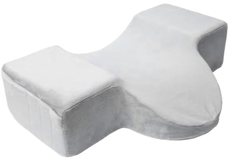 Wimpernkissen - Wimpernverlängerungskissen, Wimpernkissen | Ergonomisches Wimpern-Nackenkissen mit Kissenbezug, U-förmiges, hochelastisches Schwamm-Wimpernkissen, Flanellkissen, Lash Tech Supplies für