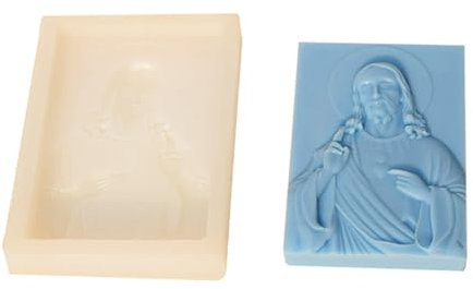 Moldes de figuras en relieve para hacer jabón, yeso, decoraciones de silicona de resina epoxi