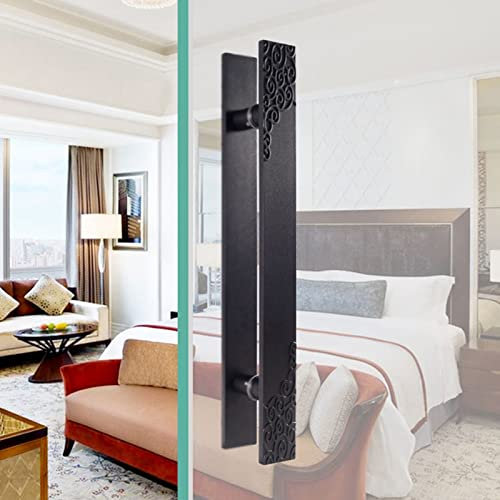 Maniglie scorrevoli moderne per porte interne ed esterne in vetro, eleganti maniglie d'ingresso per hotel e case