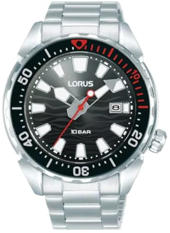 LORUS Herren Uhr Quarz Edelstahlgehäuse RH945RX9