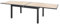 di volio Gartentisch GALIPO aus Aluminium in Holzoptik, 135–270x90x74 cm – ausziehbarer Terrassentisch für Indoor & Outdoor (Beige)