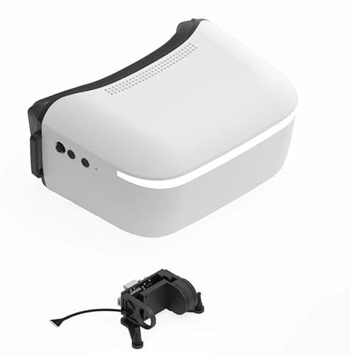 JYJYGDM Drohnenteile FÜR Walksnail für Avatar HD-Brille L 1920 x 1080 4,5 Zoll 4 km Entfernung Head für RC-Cars FPV-Drohnen Starrflügel(with GM1 (No Camera))