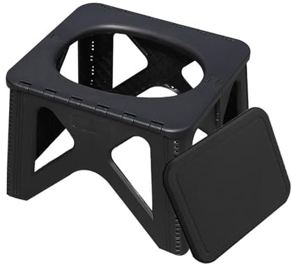 Siège de toilette en plein air - Toilette de plein air | Toilette pliable pour voiture | Toilette pliable compacte pour voyage | Léger portable LOO | INDOUMISSE DE PLOTAMMENT LÉGER