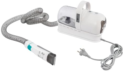 NaMaSyo 7-in-1 Fell-Schermaschinen-Set mit Tierhaar-Absaugung, Hundeschermaschine mit Staubsauger Tierpflege-Set 13000 Pa Zum Fellpflegen und Reinigen Hunde Katzen, mit Pflegewerkzeugen