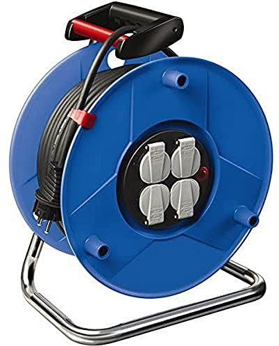BRENNENSTUHL 1205066007 - Enrollacables Garant® IP20 H05VV-F3G1,5 Con Cable de 50 m