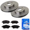 ATE Bremsen-Set 2 Bremsscheiben + Bremsbeläge Bremsensatz Einbau Vorne Bremsscheiben-Set Scheibenbremsen IJF14173D2 passend für Toyota Auris Corolla