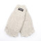 EEM Damen Halbfingerhandschuhe, weiche Wolle, Thinsulate Thermofutter, Halbfinger, grau melange L/XL