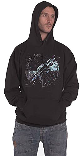 Pink Floyd Machine Greeting Blue Sweat-Shirt À Capuche, Noir (Black Black), XX-Large Homme
