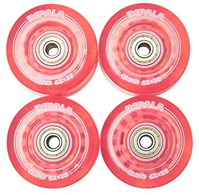 Impala 4 Pack Wheels - Light UP (Pink)
