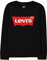 Levi's Boy's Lvb-l/S Batwing Tee 9e8646 Longsleeve T-Shirt, Black, 10 Years