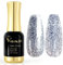 VENALISA 12ml Silver Glitter Gel Nail Polish Soak Off Nail Lamp UV LED Natural Nail Gel Polish Nail Art DIY Manicure French Gifts, 0.43 OZ