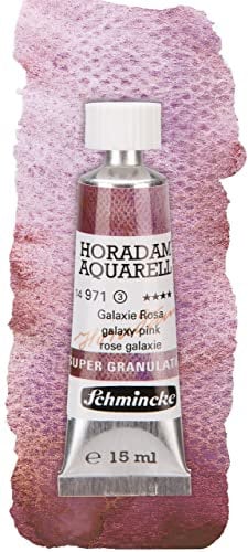 Schmincke – HORADAM® AQUARELL, Super Granulation, Galaxie Rosa, 15 ml, sehr stark granulierende Farbtöne, feinste, supergranulierende Aquarellfarben