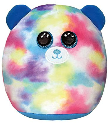 TY UK LTD 39198 TY Squish-A-Boos Hope Bär Boo 35cm, Mehrfarbig, 31 cm