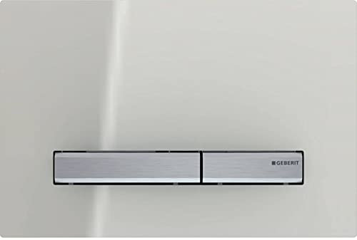 Geberit Sigma 50 Drückerplatte Sandgrau/Chrom für UP720, UP320 und UP300