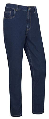 Hoggs of Fife Clyde Comfort Denim Jeans - Dark Indigo 98% cotton 2% elastane, 5 pocket jean construction