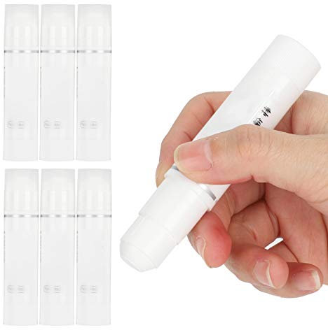 White Gouache Sticks, 6PCS Solid Tempera Paint Sticks Soft Oil Pastels Artists Quick Blend Crayons for Canvas Painting Sketching Graffiti Mixed Media Art