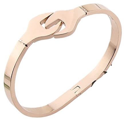 LuisFranklin Armbänder Damen Bracelets Frauen Armband Schmuck Frauen Fashion Design Punk Style Armband Retro Schraubenschlüssel Armreif Schmuck Männer Und Frauen Geschenke Rosegoldcolor