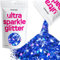 Hemway Ultra Sparkle Glitter - Sapphire Blue Holographic | 100g Multi Size Metallic Flakes for Resin & Epoxy Crafts | Supplies for Tumblers, Festival, Hair, Face, Body, Eye & Nail Art Decoration