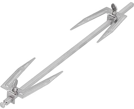 27 cm Fourchettes de Friteuse à Air Rotative en Acier Inoxydable Grill Rôtissoire Fourchette Rôti Poulet Fourchettes à Poisson pour la Maison Pique-Nique Barbecue Camping