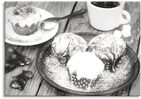 Pixxprint Glasbild, Wandbild aus Echtglas, Köstliche Cupcakes, 100x70 cm, inkl. Aufhängung und Abstandshalter