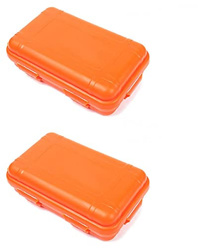 2 Stück wasserdichte stoßfeste Box, 138 mm Survival-Aufbewahrungsbox, Kunststoff, stoßfest, wasserdichter Behälter, Outdoor-Survival-Box, Festplattengehäuse für Outdoor-Aktivitäten, Reisen