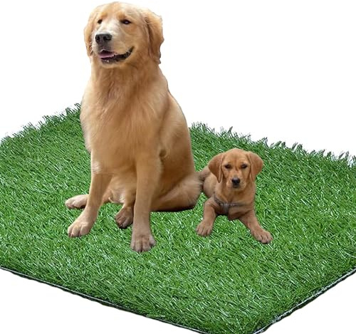 LOMANTOWN Kunstrasen-Teppich, Rasenmatte, 1,2 m x 1,8 m, für Terrasse, Kunstgras, synthetischer Teppich für Balkon, Garten, Terrasse, Hund, Rasen