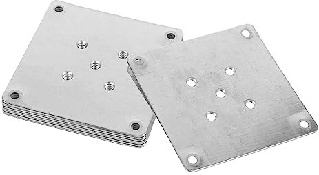OSALADI 8 Stück Möbel Sofabeine Verdicktes Metall Tischbein Verbindungsbefestigungsstück Metall Tischbeine Möbelbein Montageplatten Möbelbein Befestigungsplatten Möbelverbinder