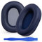 Aurivor Replacement Ear-Pads Cushions for Sony WH-1000XM5 Noise Canceling Headphones, Premium XM5 Ear Covers with Soft Protein Leather, Optimized Memory Foam (Midnight Blue)