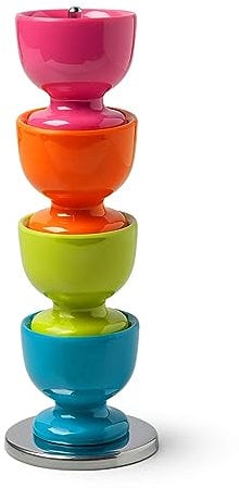 Zeal G277XB Set of Egg Cups, Melamine, Multicolour