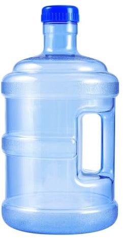 VICASKY Trinkflasche: 5-L-Wassergallonenflasche Tragbarer Eimer 5-Liter-Wasserflasche Mit Griff Wasserkrug 5-L-Wasserbehälter Leicht Zu Greifender Tragegriff Für Sportcamping Lebensmittelechter