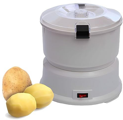 Commercial Machine,Electric Potato Peeler, Fully Automatic Vegetable Rumbler Peeler One-Touch Operation Easy Cleaning, Fruit and Vegetable Dehydrator for Kitchen Home Commercial