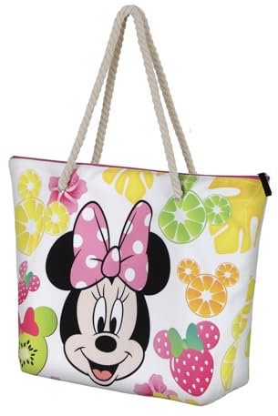Disney Unisex 07034 Soleil Strandtasche Fruits, Mehrfarbig Fruits, Einheitsgröße