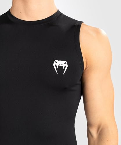 Venum, Contender Ärmelloser Rashguard, Herren, L, Schwarz/Weiß
