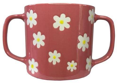 Boscul Dignity Mug à deux anses 400 ml Double poignée Prise en main plus faible Aide à la mobilité de la vie Dignité Facile à tenir pour l'arthrite, la démence et la maladie de Parkinson 2 couleurs