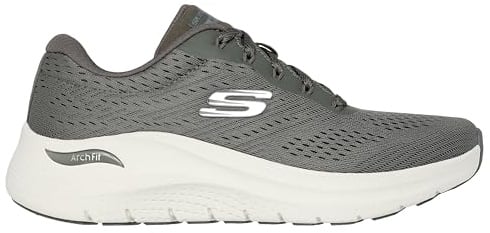 Skechers Women's Arch FIT 2.0 Big League Sneaker, Olive, 4 UK