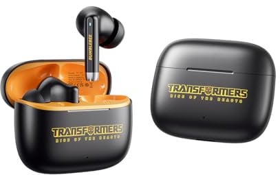 Transformers Wireless Bluetooth Headphones with in Ear Design, Headphones Bluetooth with Dual-Mode and Free Switching, Surround Sound Noise Reduction of 30DB and up to 6 Hours of Music Playback time