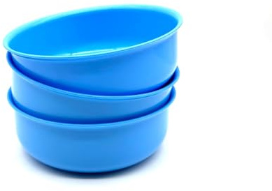 Kimmel Lot de 3 bols de 17 cm, bleu clair