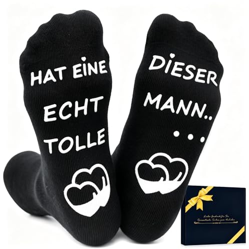 ZIENZENGYA Geschenke für Männer Frauen, Jahrestag Geschenk für Ihn Sie, Partner Geschenk für Freund Valentinstag | Weihnachten | Hochzeitstag, Lustige Socken Damen/Herren