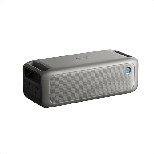 Anker SOLIX BP3000 Erweiterungsakku, 3072Wh LFP-Batterie mit 10 Jahren Lebensdauer, für stromgenerator SOLIX F3000-Serie, geeignet für Camping, Wohnmobile und Notfälle | 3072Wh LFP-Batterie mit 10 Jahren Lebensdauer, für stromgenerator SOLIX F3000-Serie