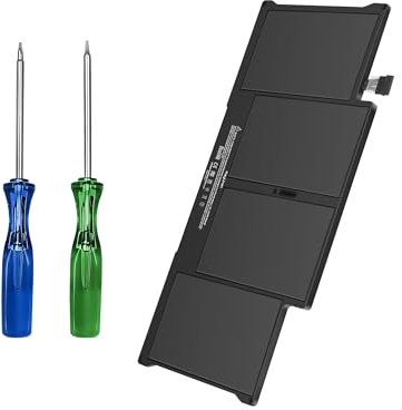KayUren Replacement Battery for MacBook Air A1466, 13-Inch, 2012-2017 | Battery models: A1377/A1405/A1496, 7.6V 8000mAh 60.8Wh, fits A1369 2010-2011, up to 1000 cycles, 2 screwdrivers, guide