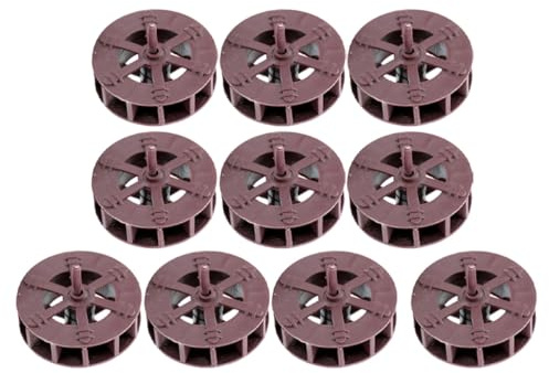 Angoily Lot de 10 Roues de Fontaine à Eau Rotatives en Résine 8 Cm, Accessoires pour Fontaines de Jardin et Décorations D’extérieur, Compatibles Micro-Paysage et Cascade, Usage Patio